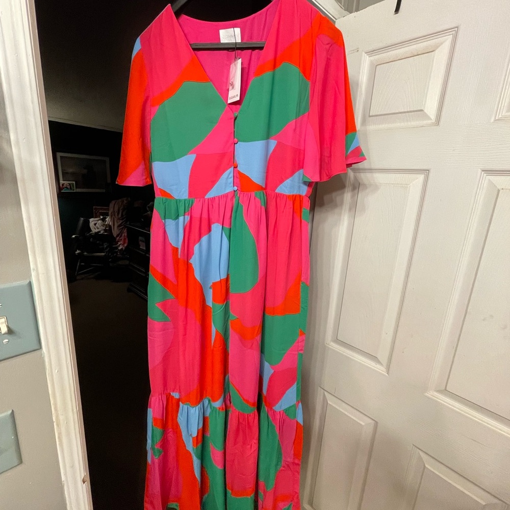 Sugar lips brand “Lacy Flutter Dress” NWT